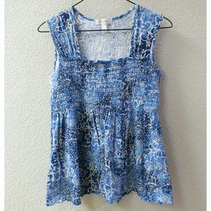 3 for $20! ✨DressBarn blue patterned Halter Top